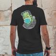 Frankenstein Pandemic Virus Mask Mens Back Print T-shirt Funny Gifts