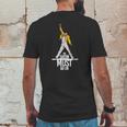 Freddie Mercury Queen The Show Must Go On Mens Back Print T-shirt Funny Gifts