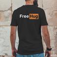 Free Hugs Pornhub Logo Parody Mens Back Print T-shirt Funny Gifts