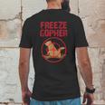 Freeze Gopher Hunting Funny Gopher Hunter Graphic Design Printed Casual Daily Basic Mens Back Print T-shirt Funny Gifts