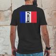 French Flag Guillotine France Paris Bastille Day Mens Back Print T-shirt Funny Gifts