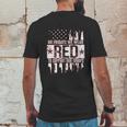 On Fridays We Wear Red To Support Our Troops Mens Back Print T-shirt Funny Gifts