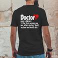 Funny Doctor Medical Med Student Mens Back Print T-shirt Funny Gifts