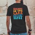 Funny Everybody In The Lake Getting Tipsy Retro Groovy Mens Back Print T-shirt Funny Gifts