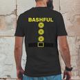 Funny Halloween Bashful Dwarf Halloween Costume Mens Back Print T-shirt Funny Gifts