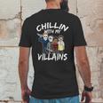 Funny Halloween Chillin With My Villains Mens Back Print T-shirt Funny Gifts