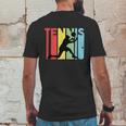 Funny Retro Tennis Logo Mens Back Print T-shirt Funny Gifts