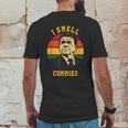 Funny Ronald Reagan Gift I Smell Commies Political Humor Gift Mens Back Print T-shirt Funny Gifts