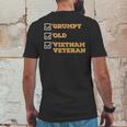 Funny Veteran Grumpy Old Vietnam Veteran Mens Back Print T-shirt Funny Gifts