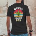 Funny Worlds Dopest Dad Funny Marijuana Retro Mens Back Print T-shirt Funny Gifts