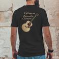 Gibson AcousticShirt Mens Back Print T-shirt Funny Gifts