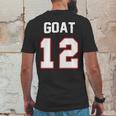 The Goat 12 Jersey 5 Time Champ New England Football Mens Back Print T-shirt Funny Gifts