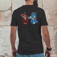 Good Vs Evil Doberman Pinscher Wolf Dog Furry Mens Back Print T-shirt Funny Gifts