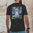 Great Pyrenees Full Version Starry Night Dog Art Mens Back Print T-shirt Funny Gifts