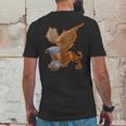 Griffin Fantasy Mystical Animal Gryphon Mens Back Print T-shirt Funny Gifts