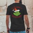 Grinch Funny T-Shirt Mens Back Print T-shirt Funny Gifts