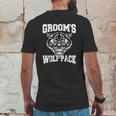 Grooms Wolfpack Bachelor Party Drinking Team Gift Mens Back Print T-shirt Funny Gifts