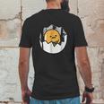 Gudetama The Lazy Egg Hiding From Responsibilities Mens Back Print T-shirt Funny Gifts