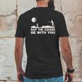 Guerrilla May The Course Be With You Funny Disc Golf Movie Mens Back Print T-shirt Funny Gifts