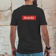 Habibi Habibi Logo Mens Back Print T-shirt Funny Gifts