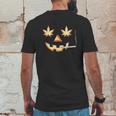 Halloween Funny Marijuana Gift Mens Back Print T-shirt Funny Gifts