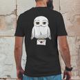 Hedwig Cute Cartoon Portrait Mens Back Print T-shirt Funny Gifts