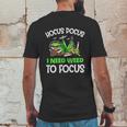 Hocus Pocus I Need Weed To Focus Smoker Mens Back Print T-shirt Funny Gifts