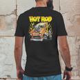 Hot Rod 55 Gasser Blown Jacked Up Flames Car Mens Back Print T-shirt Funny Gifts