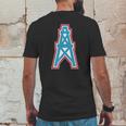 Houston Oilers Mens Back Print T-shirt Funny Gifts