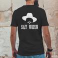 Im Your Huckleberry Say When Western Quote Vintage Mens Back Print T-shirt Funny Gifts