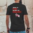 Humor Electrical Quote Save A Fuse Blow An Electrician Mens Back Print T-shirt Funny Gifts