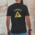 Illuminacho Funny All Seeing Eye Conspiracy Theory Mens Back Print T-shirt Funny Gifts