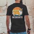 Incorgnito Welsh Corgi Sunset Retro Pet Dog Lover Owner Gift Mens Back Print T-shirt Funny Gifts