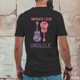 Infinite Love Ukulele Mens Back Print T-shirt Funny Gifts