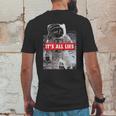 Its All Lies Fake Moon Mens Back Print T-shirt Funny Gifts