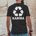 Karma Recycling Logo Mens Back Print T-shirt Funny Gifts