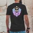 Kawaii Pastel Goth Cute Creepy Crescent Moon Bat Mens Back Print T-shirt Funny Gifts