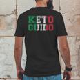 Keto Guido Italian Ketogenic Diet Italy Flag Mens Back Print T-shirt Funny Gifts