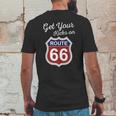 Get Your Kicks Route 66 Distressed &S Mens Back Print T-shirt Funny Gifts