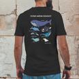 Kids Future Marine Biologist Types Of Whales And Dolphins Whale Biology Pun Mens Back Print T-shirt Funny Gifts