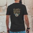 Klaatu Barada Nikto Mens Back Print T-shirt Funny Gifts