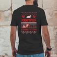 Krampus Is Coming To Town Xmas Ugly Mens Back Print T-shirt Funny Gifts