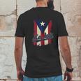 La Jefa Puerto Rico Flag Mens Back Print T-shirt Funny Gifts