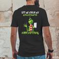 Let Me Check My Giveashitometer Nope Nothing Funny Grinch Mens Back Print T-shirt Funny Gifts