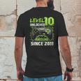 Level 10 Unlocked Awesome 2011 Video Game 10Th Birthday Gift Mens Back Print T-shirt Funny Gifts