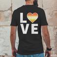 Lgbtq Butch Lesbian Flag Heart Cute Gift Lgbtqia Love Butch Lesbian Gift Mens Back Print T-shirt Funny Gifts