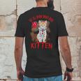 Limted Edition Kitten Halloween Mens Back Print T-shirt Funny Gifts