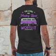 The Long And Winding Road Is Worth It Funny Purpil Van Camping Mens Back Print T-shirt Funny Gifts