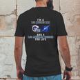 I Am A Los Angeles Ram And A Los Angeles Dodger For Life Mens Back Print T-shirt Funny Gifts