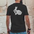 Love Bunny Rabbit Lover Animal Pet Owner Mens Back Print T-shirt Funny Gifts